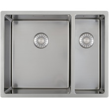 Caressi CAPP3415R10 vlak inbouw / onderbouw spoelbak met kraangat