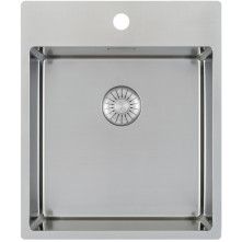 Caressi CAPP40KR10 vlak inbouw / onderbouw spoelbak met kraangat