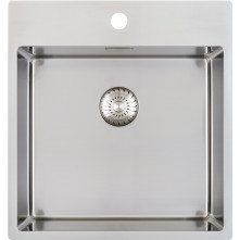 Caressi CAPP45KR10 rvs spoelbak met kraangat