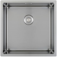Caressi CAPP46D46R10 vlak inbouw / onderbouw spoelbak voor diep werkblad