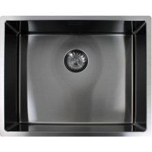 Caressi CAPP50R10GM gun metal spoelbak - opbouw/onderbouw/vlakinbouw