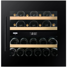 Dunavox DVP-25.65DB inbouw wijnkoelkast - zwart