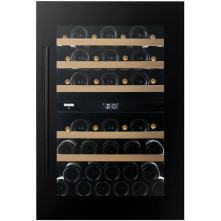Dunavox DVP-44.120DB inbouw wijnkoelkast - zwart