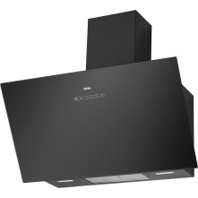 Etna AD781ZT schuine anti-hoofdstoot afzuigkap - zwart - 80 cm.