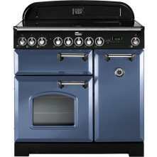 Falcon Classic Deluxe 90 inductie fornuis - stone blue