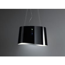 Falmec MAREE66BL eiland afzuigkap - zwart glas - 66 cm breed
