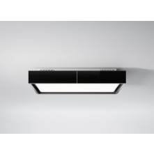 Falmec VEGA115BL eiland afzuigkap - zwart glas - 115 cm breed