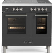 Fratelli MI2920I5FEMANCR inductie fornuis - antraciet - dubbele oven