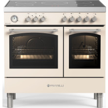 Fratelli VE2920I5FEMIVCR inductie fornuis - 2 ovens - klassiek - ivoor/creme