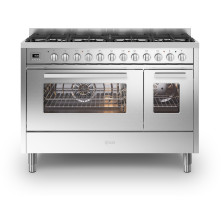 Ilve L128WMP/SS fornuis rvs - 120 cm. breed