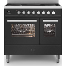 Ilve LDBI09WMP/MG fornuis inductie mat grafiet - 90 cm. breed