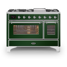 Ilve M12FDNE3/EG fornuis - groen - 120 cm. breed