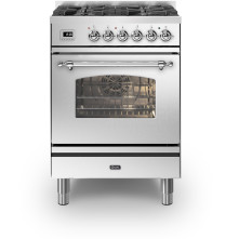 Ilve P06NE3/SS fornuis rvs - 60 cm. breed