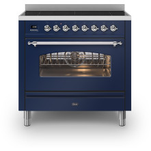 ILVE PI096NE3/MB inductie fornuis - 90 cm. - blauw