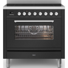 Ilve PI09WE3/MG inductie fornuis mat grafiet - 90 cm. breed