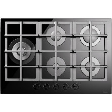 Ilve HCG75SCK/BK kookplaat inbouw zwart - 75 cm. breed