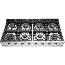 Ilve HCP1208D/SS kookplaat inbouw rvs - 120 cm. breed