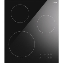 Ilve KHVI45TC kookplaat inductie inbouw zwart - 45 cm. breed