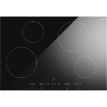 Ilve KHVI75TC kookplaat inductie inbouw zwart - 75 cm. breed