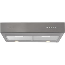 Inventum AKO6015RVS onderbouw afzuigkap - rvs - strak