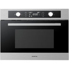 Inventum IMC6044RK inbouw combi-magnetron - roestvrijstaal