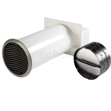 Novy 906425 muurdoorvoer kit voor plat kanaal