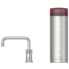 Quooker PRO3 Classic Nordic Square ROESTVRIJSTAAL - kokend water kraan