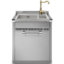 Steel A7S-L2 Ascot spoelunit - rvs - 70 cm. breed