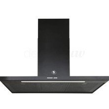 Steel EKL100 NF wand afzuigkap - Enfasi-serie - All-Black