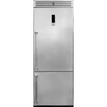 Steel GQFR-7 SX koel/vriescombinatie - Genesi - roestvrijstaal