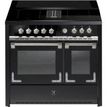 Steel X10FF-4FIKW fornuis met afzuiging