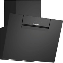SIEMENS afzuigkap wand zwart LC67KFN60