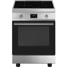 Smeg C6IMXT2 inductie fornuis - 60 cm. breed