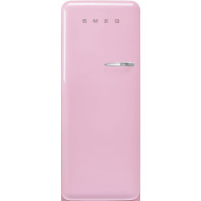 Smeg FAB28LPK6 retro jaren 50 koelkast - roze - linksdraaiend