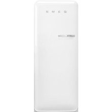 Smeg FAB28LWH6 retro jaren 50 koelkast - wit - linksdraaiend