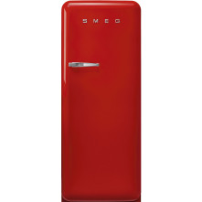 Smeg FAB28RRD6 retro jaren 50 koelkast - rood - rechtsdraaiend