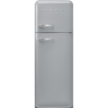 Smeg FAB30RSV6 retro jaren 50 koelkast - zilver