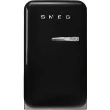 Smeg FAB5LBL6 retro jaren 50 koelkast - zwart - linksdraaiend