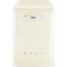 Smeg LVFABCR3 vrijstaande retro jaren 50 vaatwasser - crème