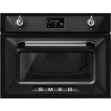 Smeg SO4902M1N inbouw oven met magnetron - zwart