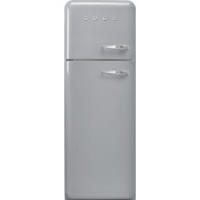 Smeg FAB30LSV5 linksdraaiende retro koelkast - zilver metallic