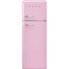 Smeg FAB30RPK5 rechtsdraaiende retro koelkast - roze