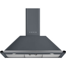 Smeg KT90GRE wand afzuigkap - lei grijs - 90 cm. breed