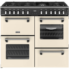 Stoves Richmond 100 DF gas fornuis - creme - 100 cm. breed