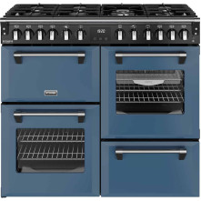 Stoves Richmond 100 DF DX gas fornuis - twilight blue - 100 cm. breed