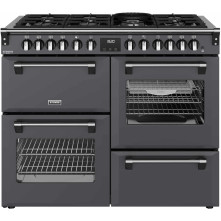 Stoves Richmond 110 DF DX gas fornuis - antraciet - 110 cm. breed