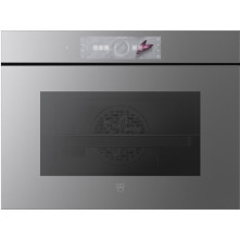 V-Zug Combair V6000 45 greeploze inbouw oven met autodoor - platinum