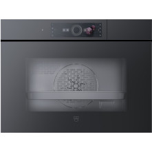 V-Zug CombiSteamer V6000 45 AutoDoor Zwart Glas inbouw combi-stoomoven