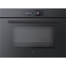 V-Zug CombiSteamer V6000 45M PowerSteam Autodoor combi-stoomoven - zwart spiegelglas 