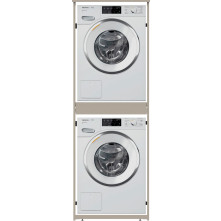 Wasmachinekast ONE PAIR wasmachine / droger zuil kast - beige grijs